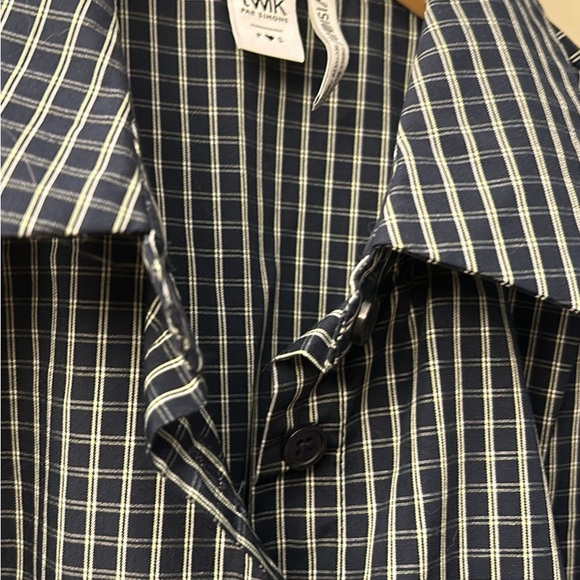 Twik Blue Crop Top Sleeveless Design - Picture 2 of 3